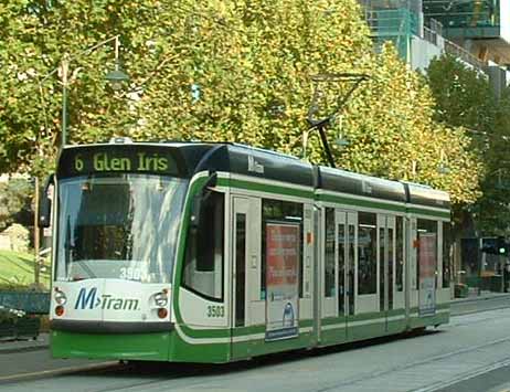 Melbourne M>Tram Siemens Combino 3503